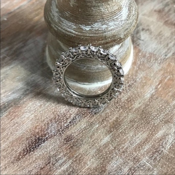 Sterling Silver Diamond Filigree Ring - Picture 6 of 16